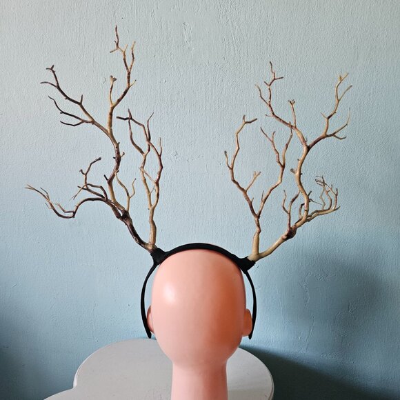Halloween costume forest creature branch accessory headband tree myth - Picture 3 of 4